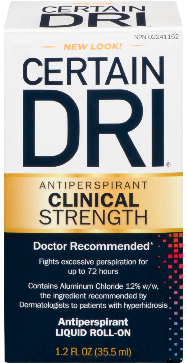 Certain Dri Clinical Antiperspirant Certain Dri Canada